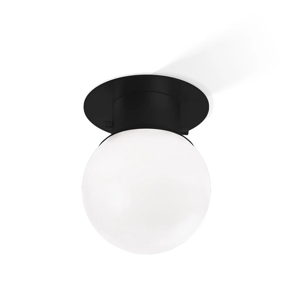 [DEC-0213160] Decor Walther Plafoniera GLOBE 20, E27, IP44 (nero opaco)