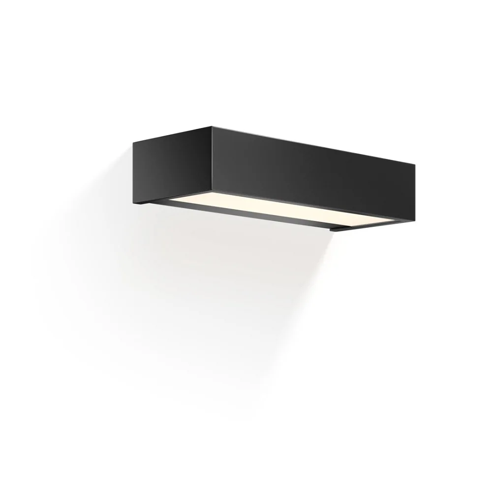 Decor Walther LED Wall luminaire BOX 25 N LED, 18,4W, 3000K, 2800lm, IP44 – black matt