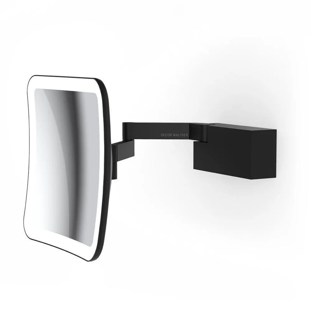 [DEC-0123260] Decor Walther Specchio illuminato VISION S, specchio con ingrandimento 5x, IP44, nero opaco