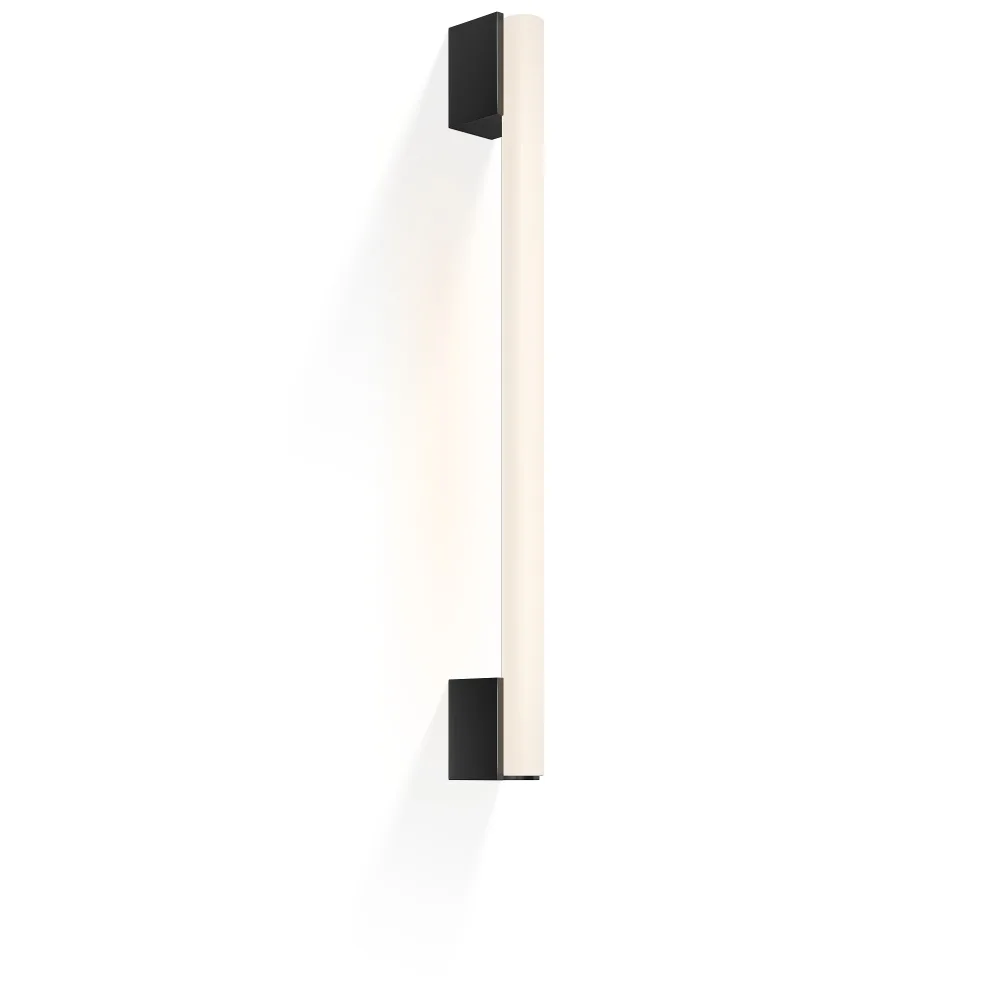 [DEC-0302460] Decor Walther Applique OMEGA 20, 1x S14s, 60-100cm, 2 attacchi, IP20, nero opaco