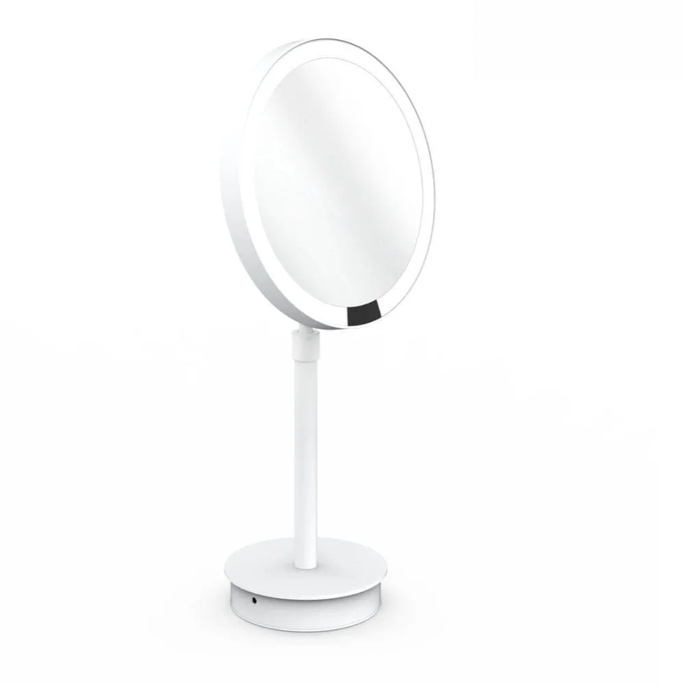 [DEC-0125450] Decor Walther Specchio con illuminazione JUST LOOK PLUS SR, specchio con ingrandimento 5x IP20, bianco opaco dimmerabile