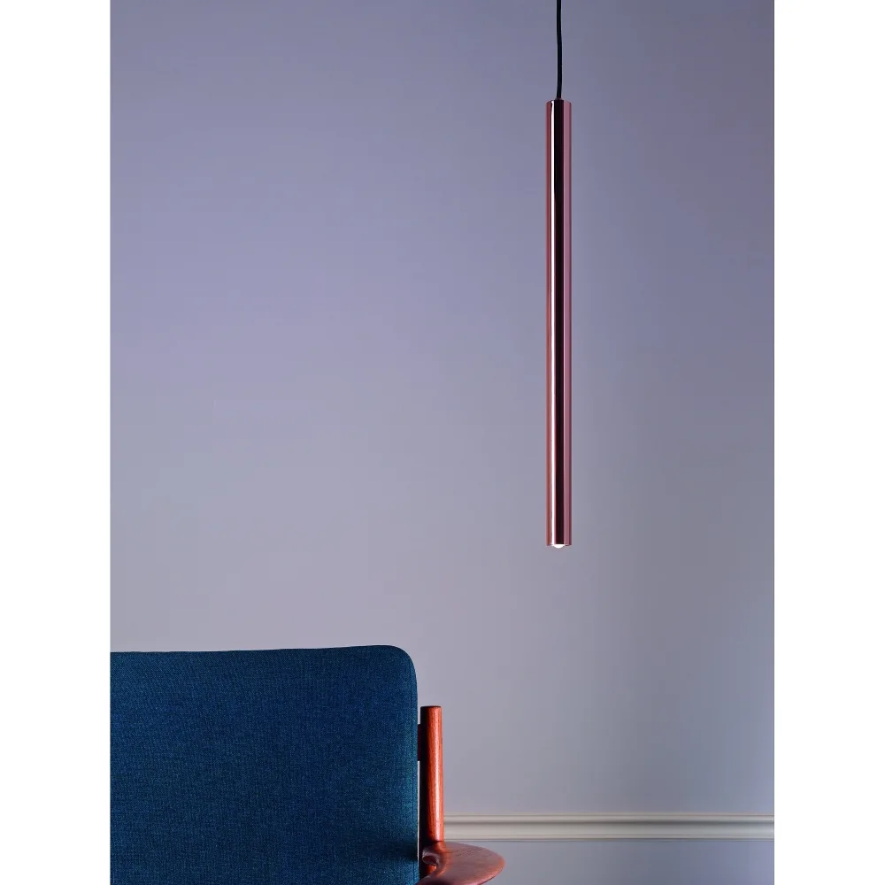[DEC-0214016] Decor Walther LED-Pendelleuchte PIPE 1, 6,5W, 350mA, 3000K, 600lm, IP20, Roségold / Kupfer