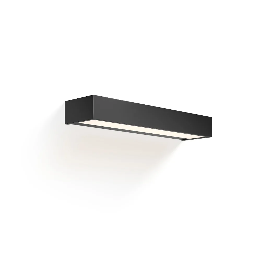 Decor Walther Applique LED BOX 40 N LED, 20,6W, 3000K, 3100lm, IP44, nero opaco