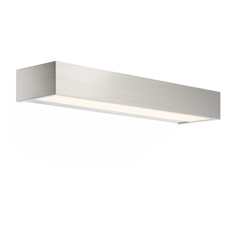 Decor Walther LED wall light BOX 40 N LED, 20,6W, 3000K, 3100lm, IP44, nickel satin