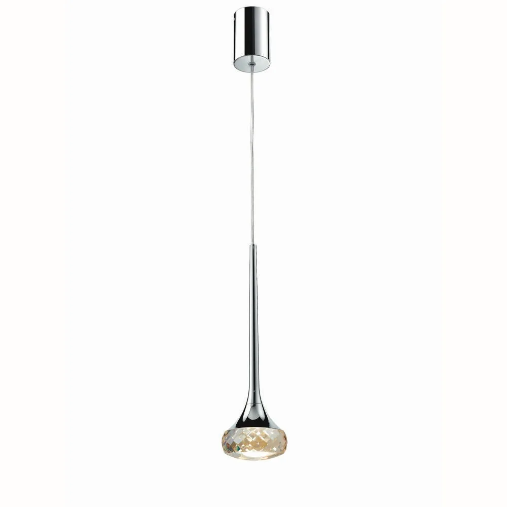 [AXO-SPFAIRYXAMCRLED] Axolight LED-Pendelleuchte SP FAIRY, 7.4W, 2700K, 565lm, IP20, Chrom (Amber)