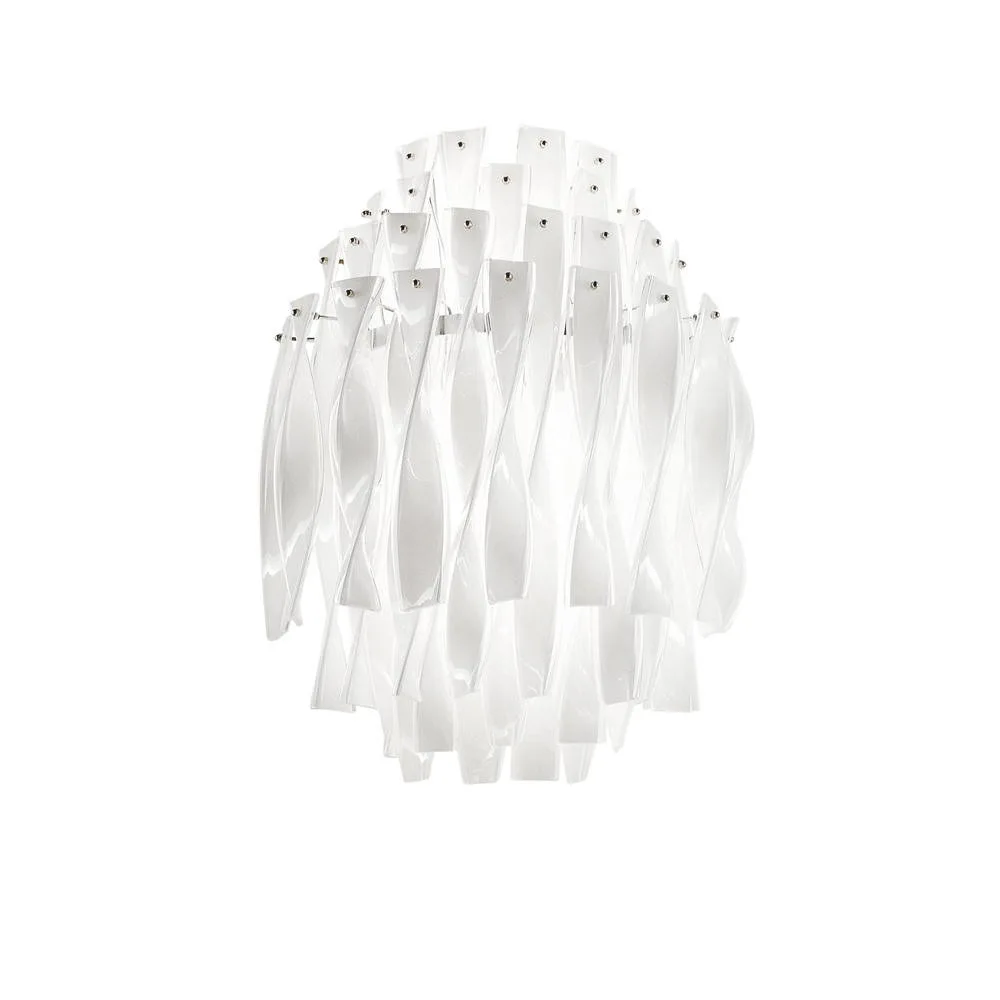 [AXO-APAURAXXBCCRE27] Axolight Applique AP AURA, E27, IP20, vetro di Murano (cromo bianco)