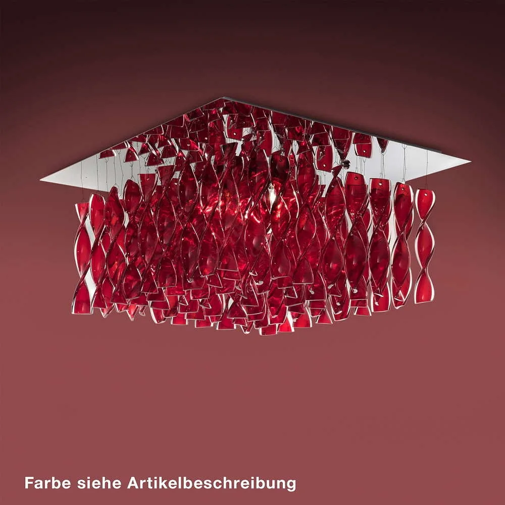 [AXO-PLAURG30BCCRE27] Axolight Plafonnier PL AURA G 30, E27, IP20, verre de Murano (chrome blanc)