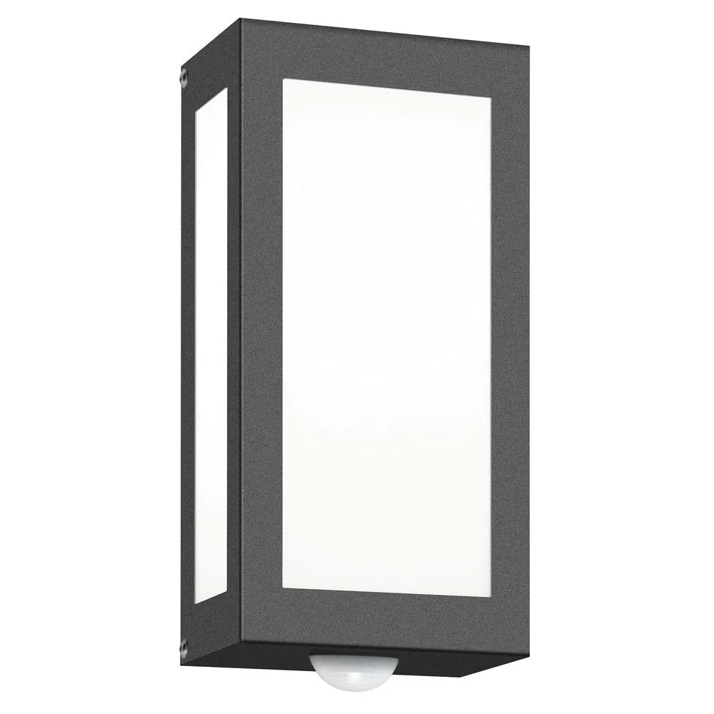 [CMD-67/BM] CMD Außenwandleuchte AQUA RAIN mit Bewegungsmelder, IP44, E27 (anthrazit)