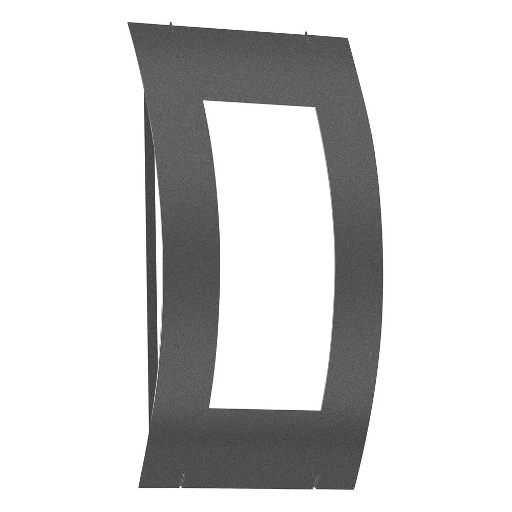 [CMD-72] CMD Outdoor wall luminaire AQUA QUADRAT, IP44, E27, opal glass (anthracite)