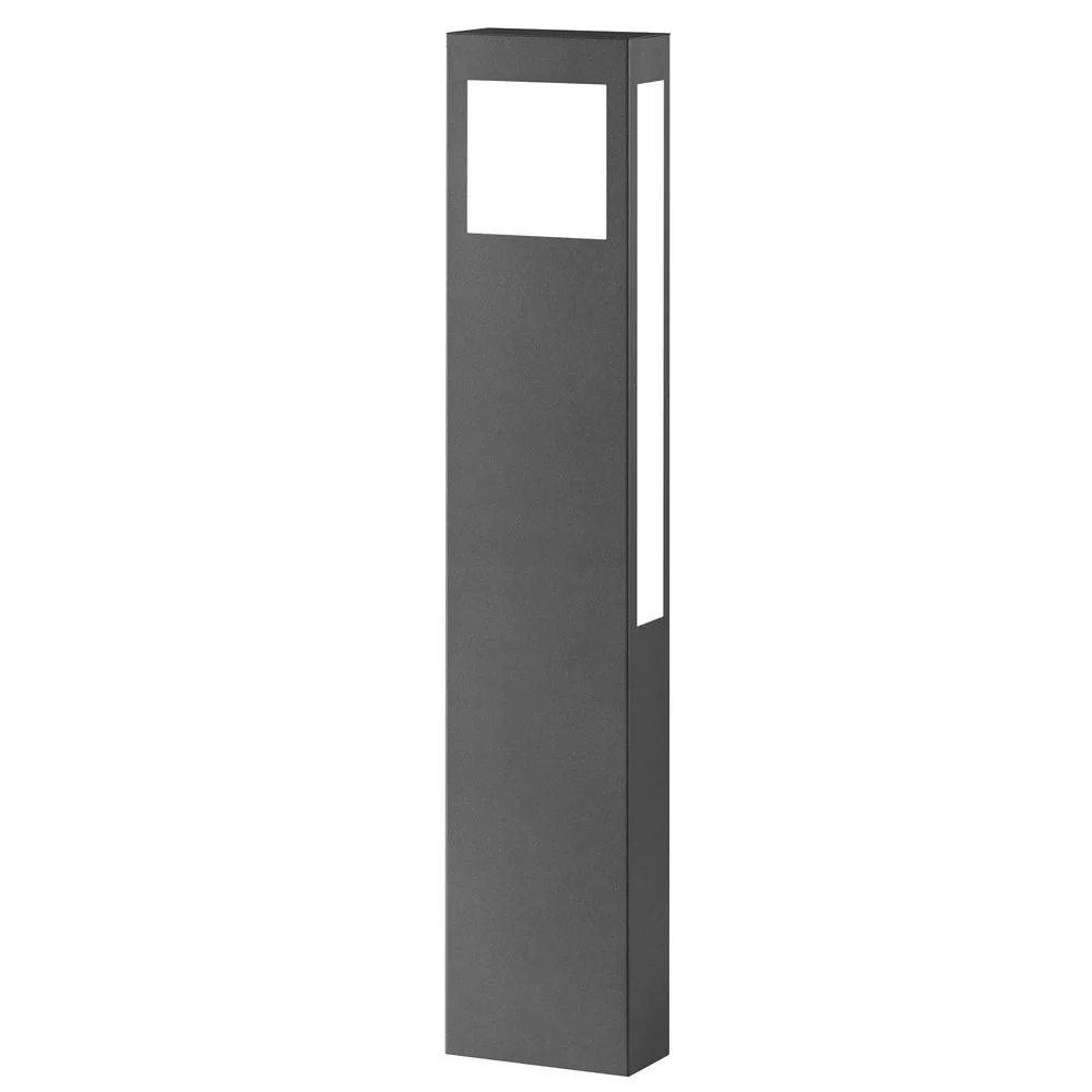 [CMD-66] CMD Outdoor floor luminaire AQUA PAULO, angular, 80cm, IP44, 2G11, stainless steel / opal glass, anthracite