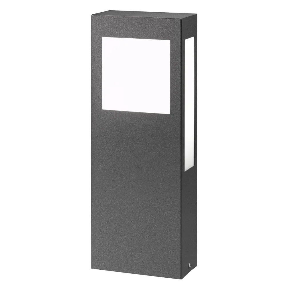 CMD Lampada da terra da esterno AQUA PAULO, angolare, 40cm, IP44, 2G11, acciaio inox, antracite