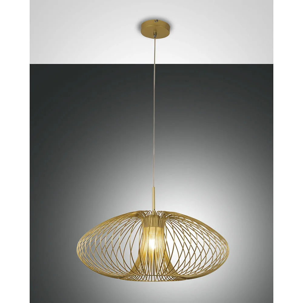 [FAB-3706-40-225] LaMiaLuce Pendant luminaire FASSA E27 IP20, gold matt