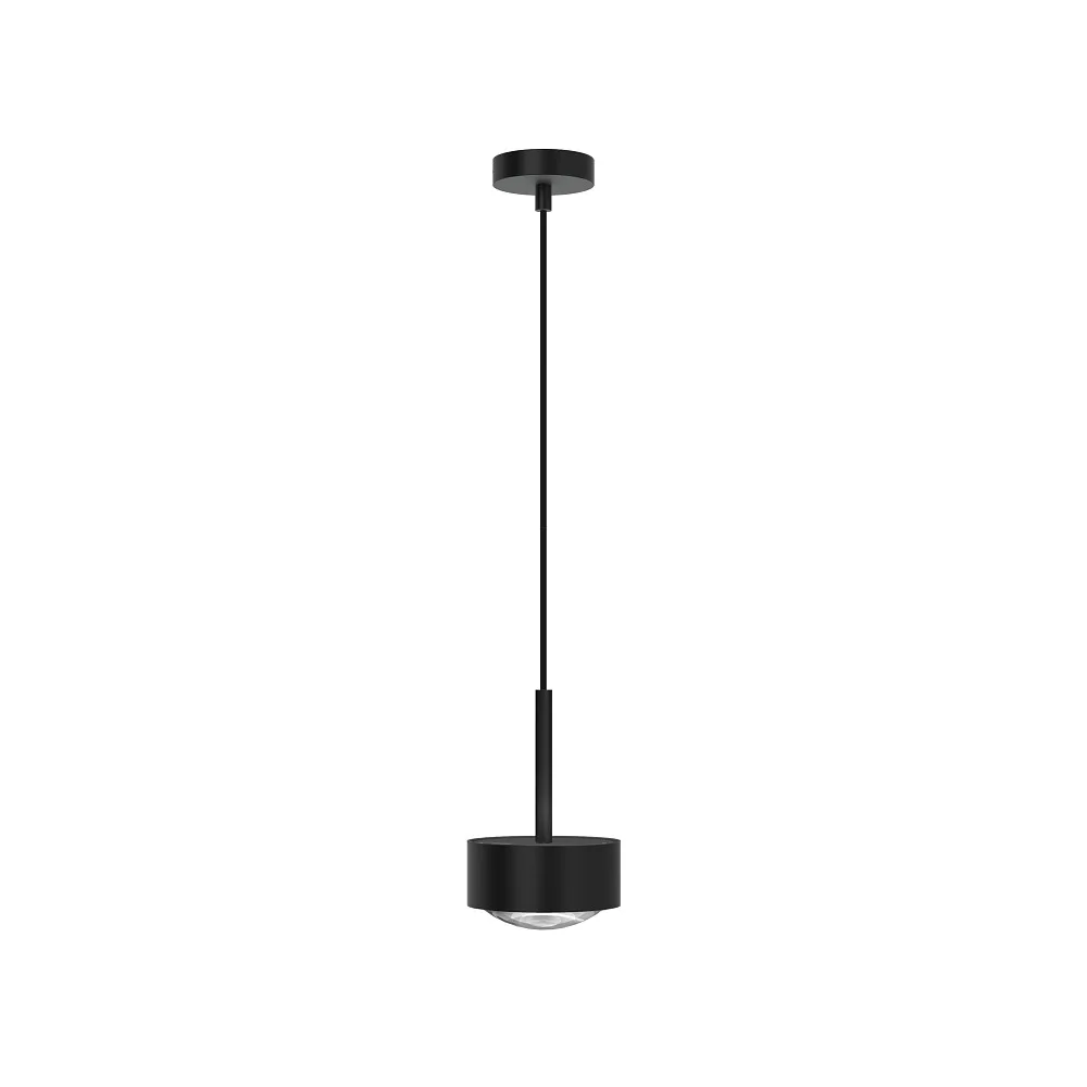 [TOP-5-38002-BE] Top Light Pendant luminaire PUK MAXX LONG ONE (COB LED) down, rigid, without lens IP20, dimmable (black matt)