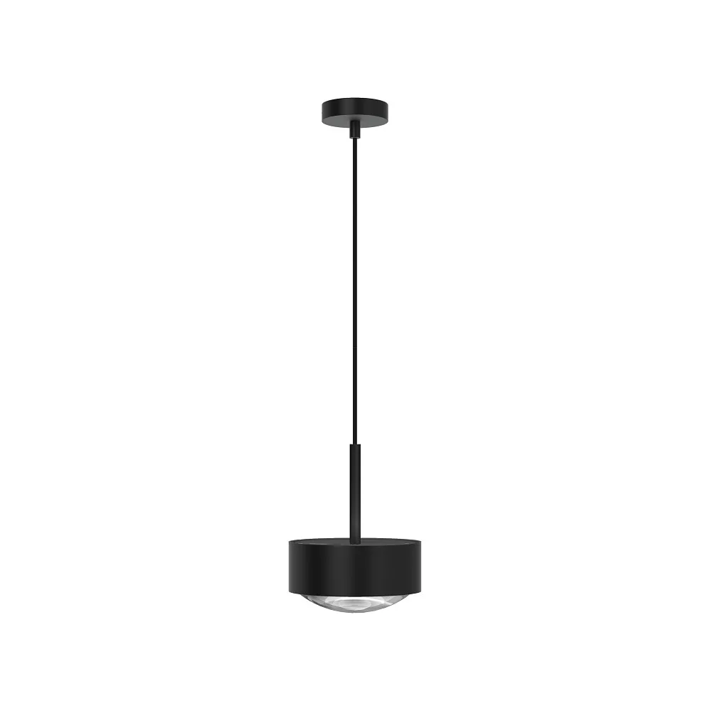 [TOP-5-50002-BE] Top Light Suspension PUK MEG MAXX LONG ONE (COB LED) vers le bas, rigide, sans lentille IP20, dimmable (noir mat)