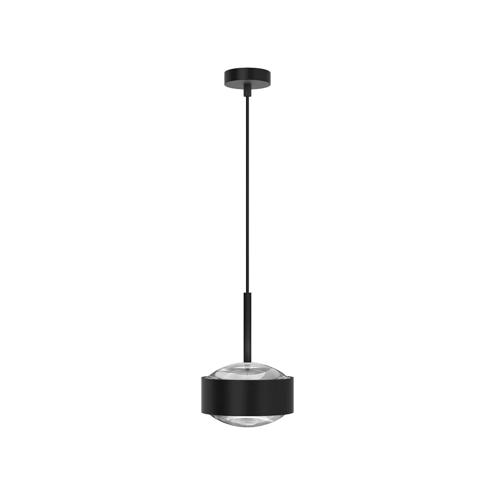[TOP-5-56002-BE] Top Light Suspension PUK MEG MAXX DROP SOLO (COB LED) vers le haut / vers le bas, rigide, sans lentille IP20, dimmable (noir mat)
