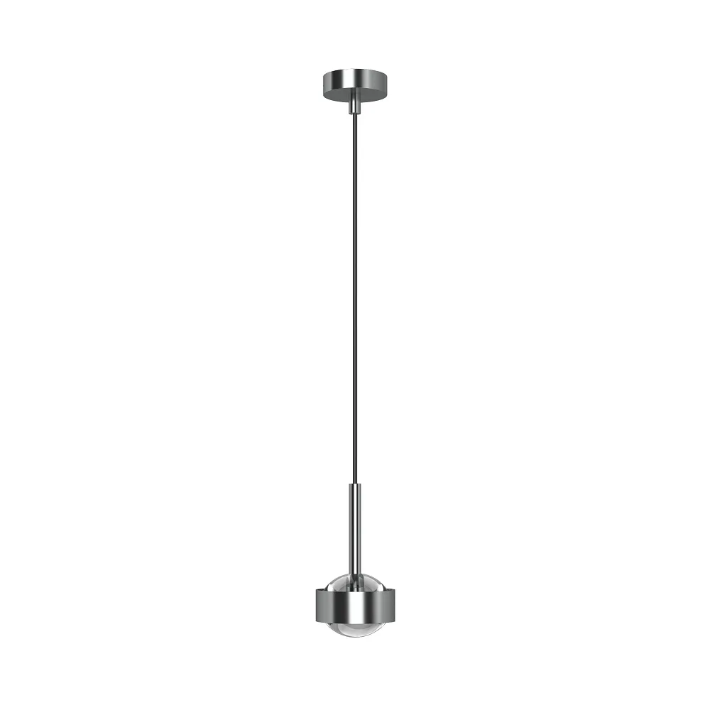 [TOP-5-06001] Top Light Pendant luminaire PUK MINI DROP SOLO (COB LED) up / down, rigid, without lens IP20, chrome matt, dimmable
