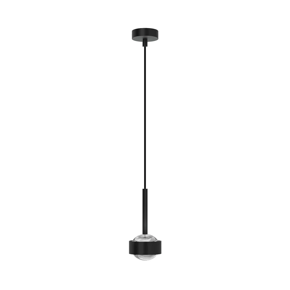 [TOP-5-06002-BE] Top Light Pendant luminaire PUK MINI DROP SOLO (COB LED) up / down, rigid, without lens IP20, black matt, dimmable (TOP-5-06002-BE)