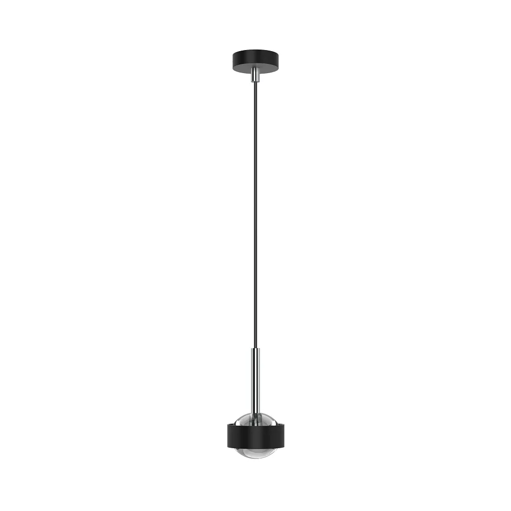[TOP-5-06002-02] Top Light Pendant luminaire PUK MINI DROP SOLO (COB LED) up / down, rigid, without lens IP20, black matt, dimmable (TOP-5-06002-02)