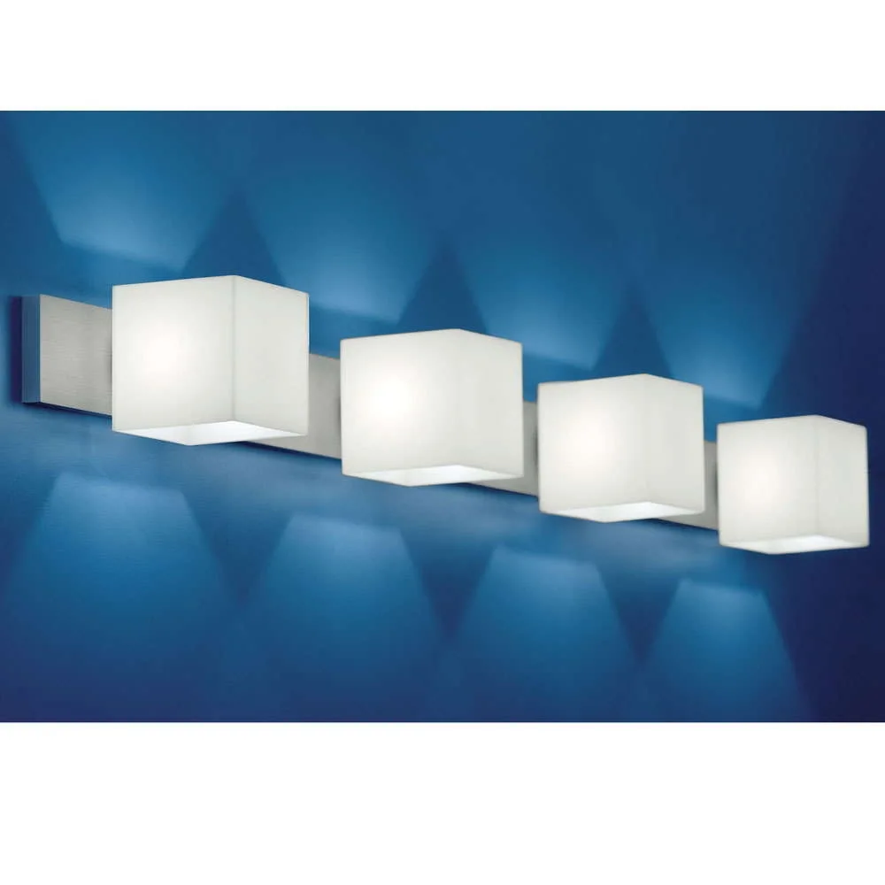 [CSB-VL72-W114A] Casablanca Wandleuchte CUBE, 4x G9, IP20, opalweiß matt