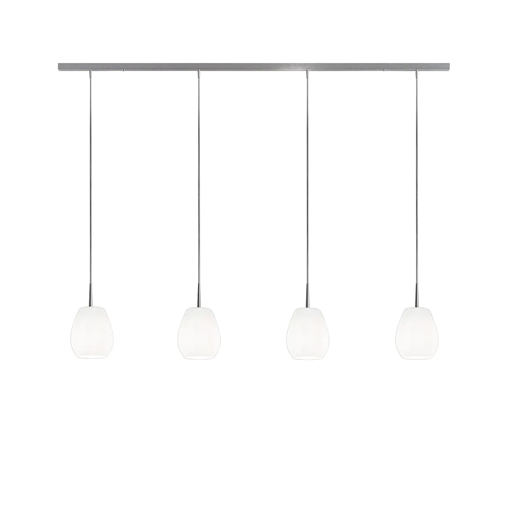 [CSB-BA61-B164A] Casablanca Suspension BAGAN, 4x E27, IP20, blanc opale mat