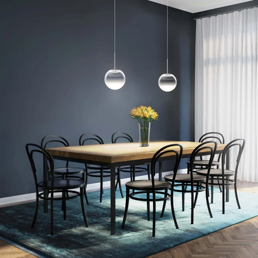 BRUCK Suspension BLOP MOLL LV OE avec câble libre IP20, dimmable – chrome