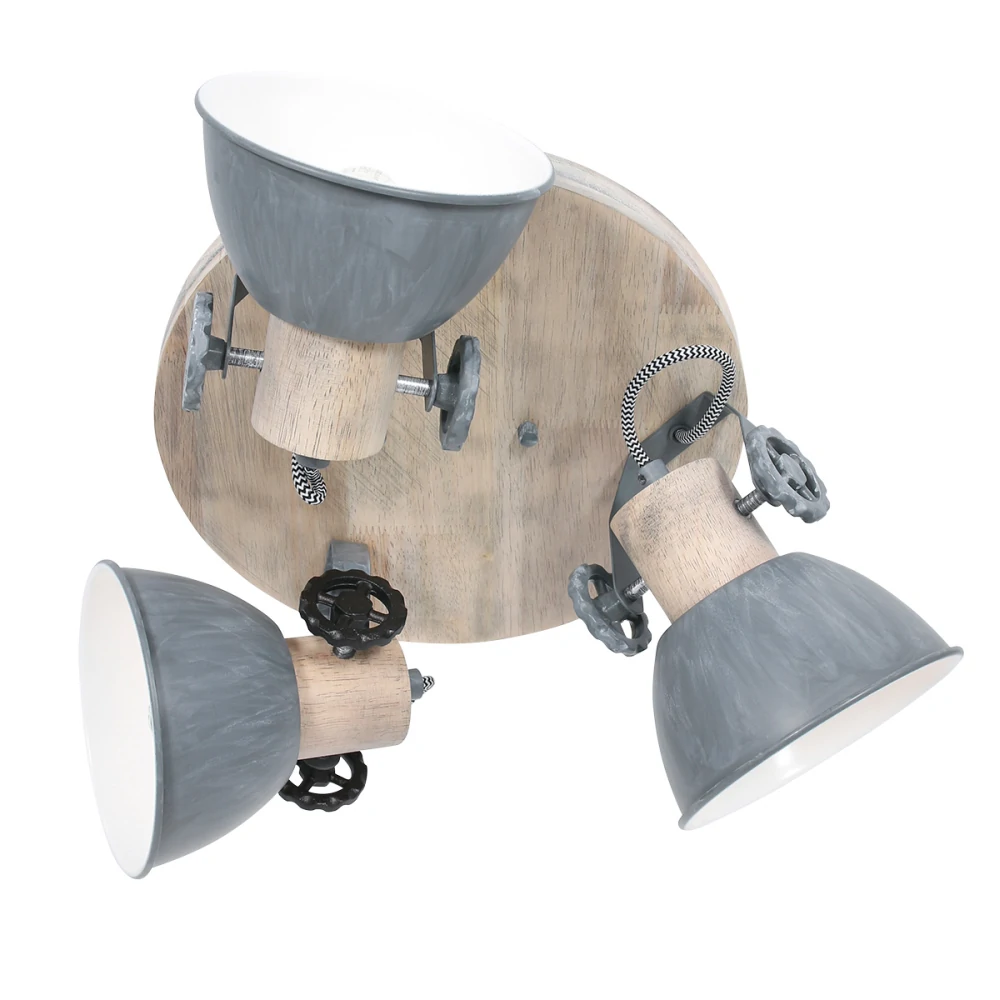 [STE-3063G] Mexlite Spot GEARWOOD, 3-light, green