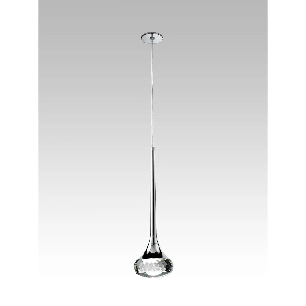 [AXO-SPFAIRYICSCRLED] Axolight LED-Einbau-Pendelleuchte SP FAIRY I, 6.2W, 2700K, 565lm, IP20, Chrom, Glas klar
