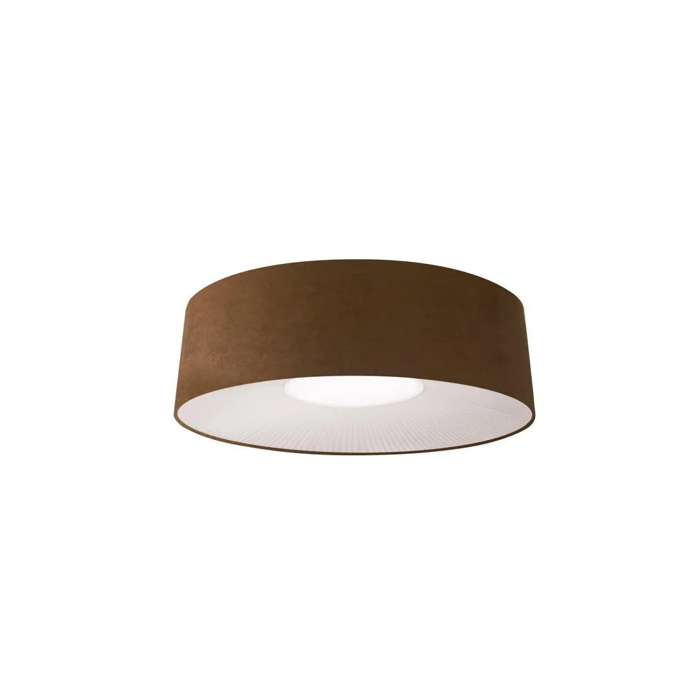 Axolight Plafoniera PL VELVET 100, 3x E27, IP20, marrone / bianco