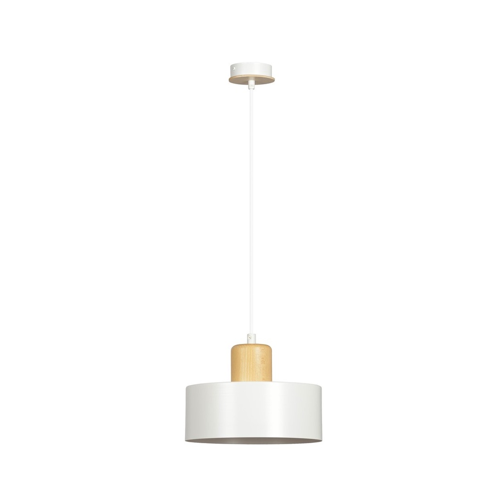 Lampada a sospensione Torin 1 – Bianco