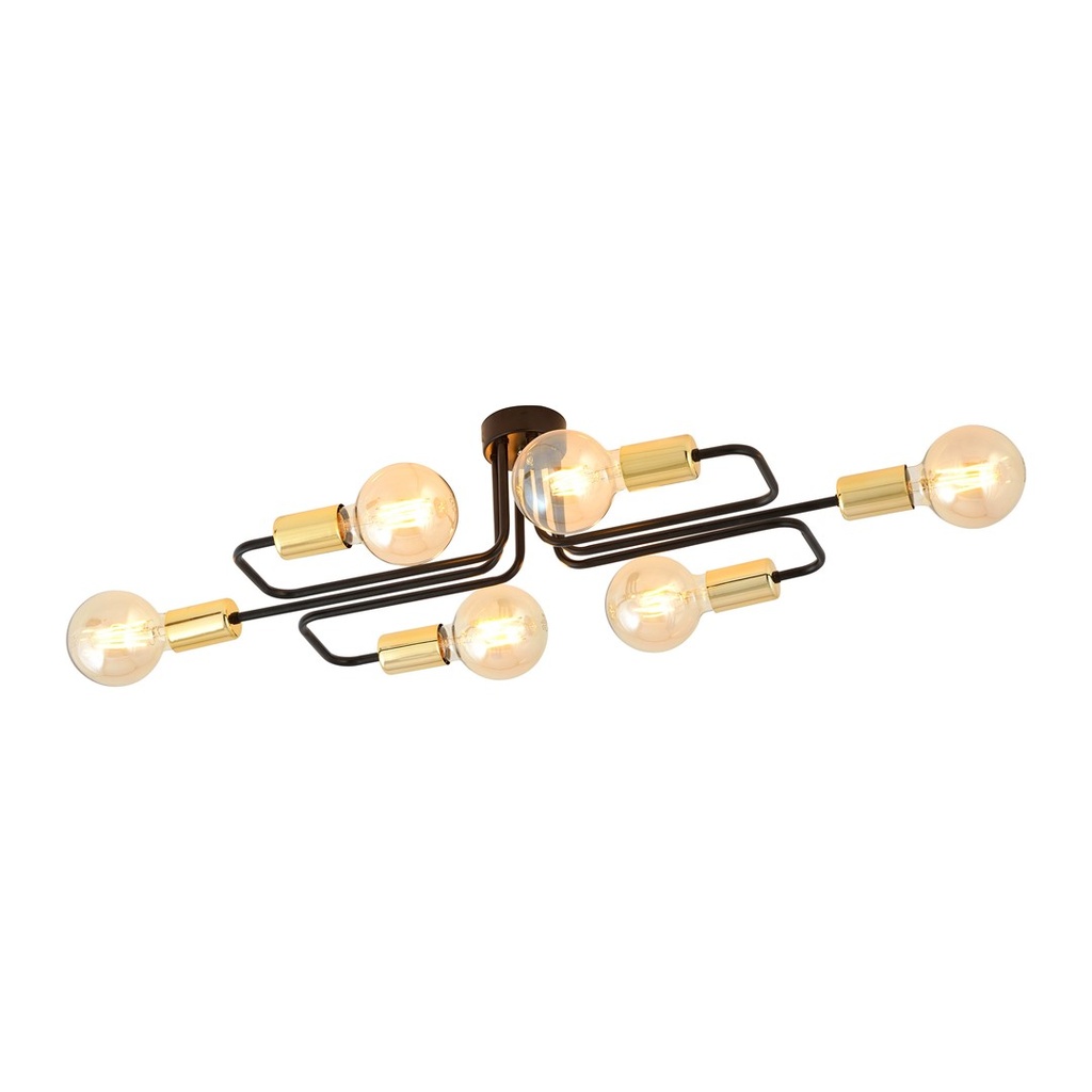 Lampada da soffitto Veken 6A – Oro