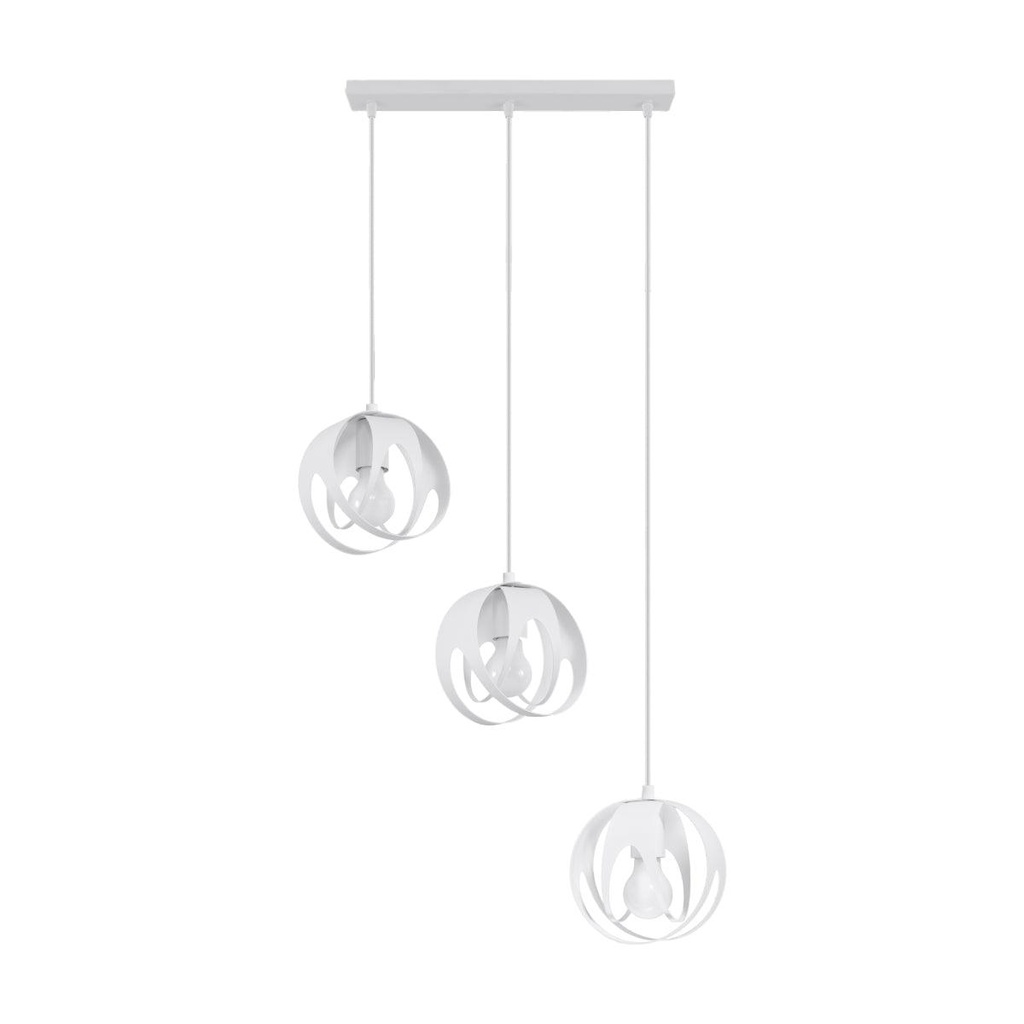 [SL.1085] TULOS 3L Pendelleuchte (Weiß)