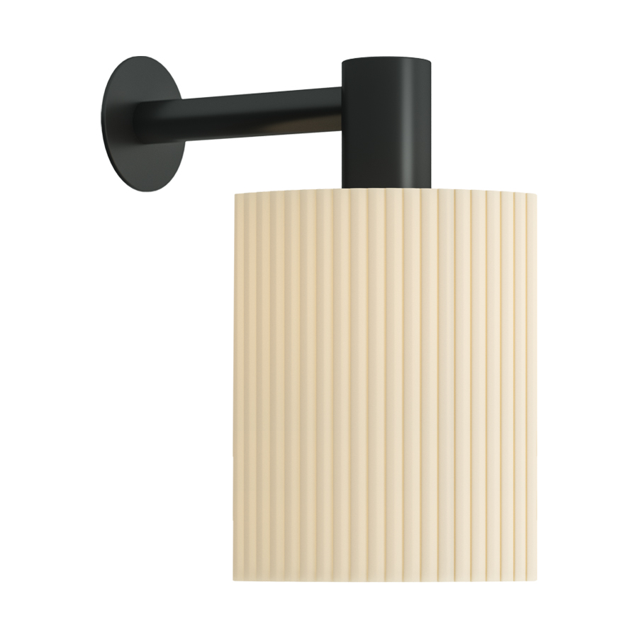 E11 LADY D Pleated Wall Lamp Exclusive Handmade in Italy
