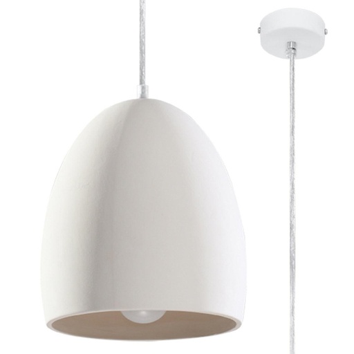 [SL.0848] Lampada a sospensione in ceramica FLAWIUSZ