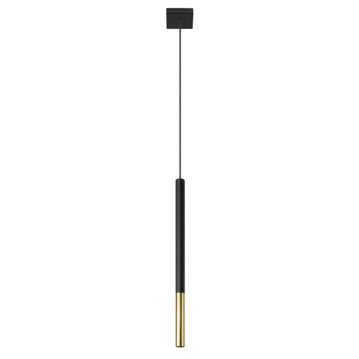 [SL.0891] Lampada a sospensione MOZAICA 1 nero/oro