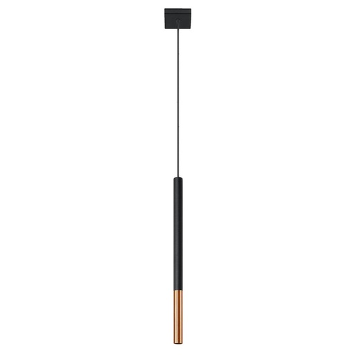 [SL.0888] Lampada a sospensione MOZAICA 1 nero/rame