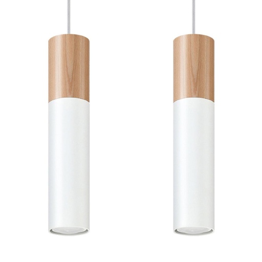 [SL.0629] Lampada a sospensione PABLO 2 bianco