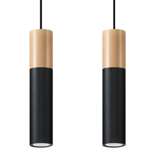 [SL.0633] Lampada a sospensione PABLO 2 nero