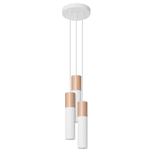 [SL.1013] Lampada a sospensione PABLO 3P bianco