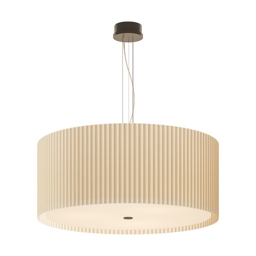 E1 Pleated Suspension Lamp Exclusive Handmade in Italy