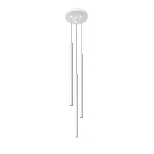 [SL.0467] Lampada a sospensione PASTELO 3P bianco