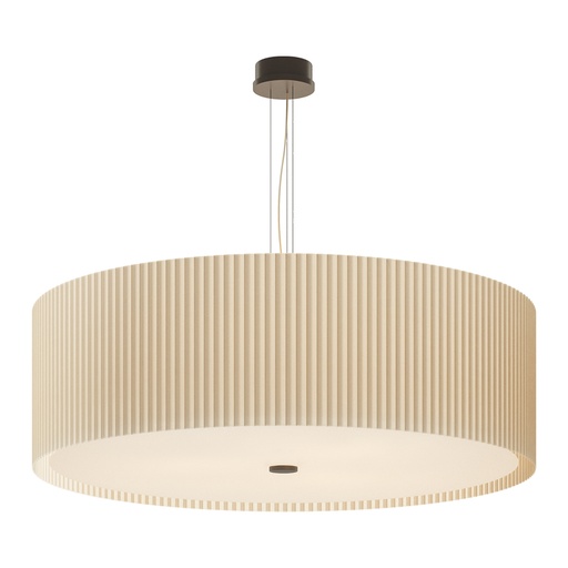 E2 Pleated Suspension Lamp Exclusive Handmade in Italy
