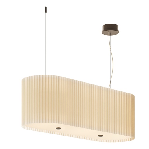 E4 CATHERINE Pleated Suspension Lamp Exclusive Handmade in Italy