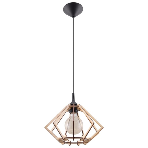 [SL.0393] Lampada a sospensione POMPELMO in legno naturale