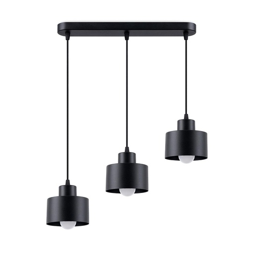 [SL.1133] SAVAR 3 Lampada a sospensione nera