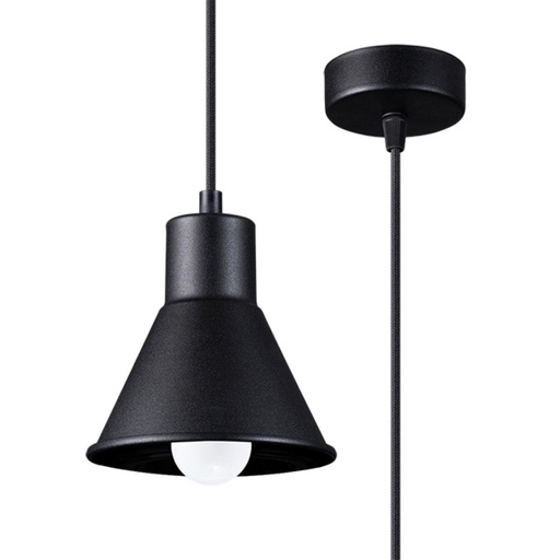 [SL.0985] Lampada a sospensione TALEJA 1 nera [E27]