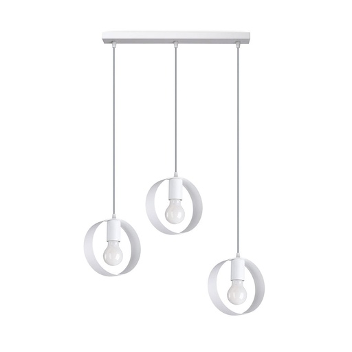[SL.1138] Lampada a sospensione TITRAN 3 biaÅ'a
