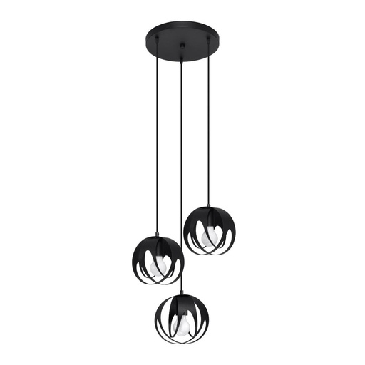 [SL.1088] Lampada a sospensione TULOS 3P nero