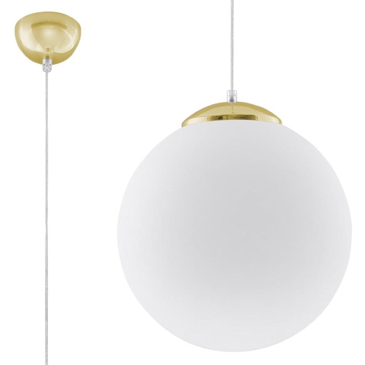 [SL.0716] Lampada a sospensione UGO 30 oro