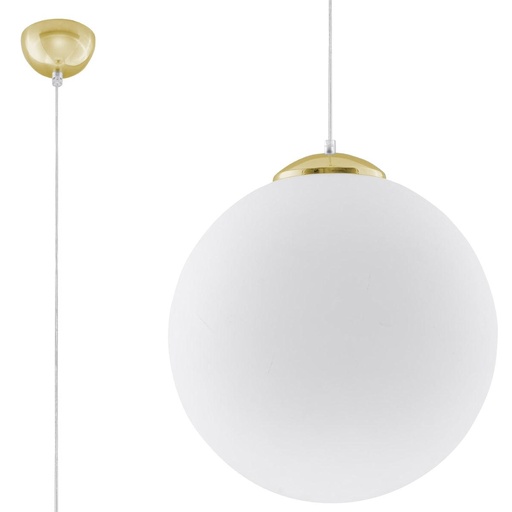 [SL.0717] Lampada a sospensione UGO 40 oro