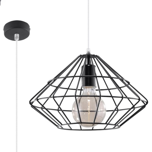 [SL.0294] Lampada a sospensione UMBERTO nero